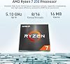 Patrocinado Patrocinado Estás viendo este anuncio según la relevancia del producto con tu búsqueda. Deja comentarios sobre el anuncio Lenovo ThinkCentre neo 55s Desktop SFF para negocios, AMD Ryzen 7 250, 32GB +2TB | TÜV ultra silencioso, teclado USB, mouse USB, Wi-Fi 6, Bluetooth 5.1, ranura de seguridad Kensington, RJ45, Win 11 Pro 5