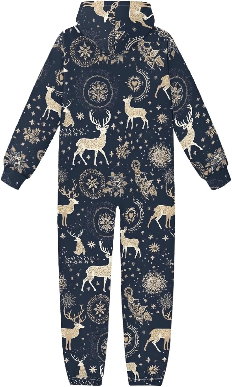 Kids 3D Galaxy Novelty Print Sky Graphic Jumpsuits Zip Up Hoodie One Piece Rompers Boys Girls