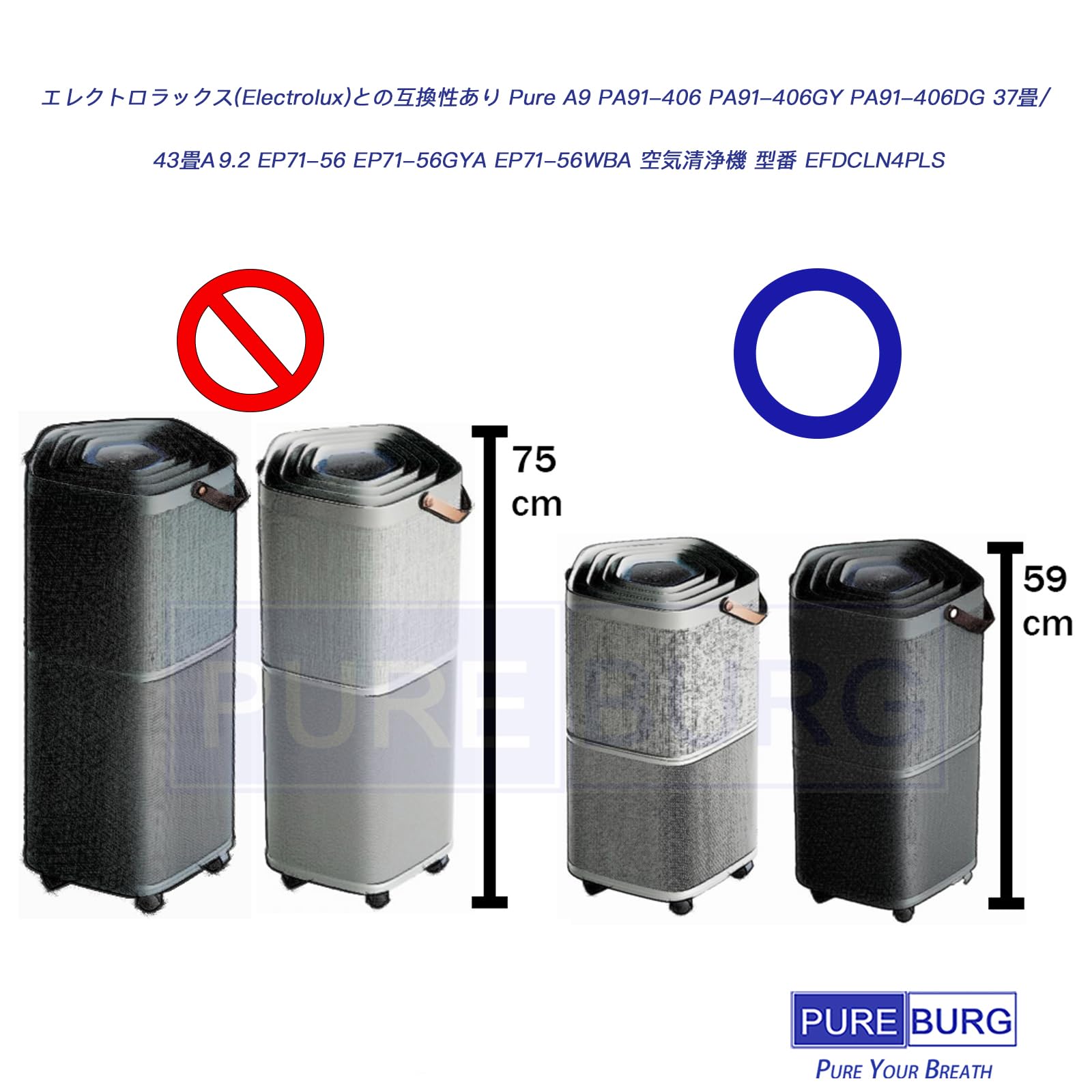 正規品 Electrolux PUREA9 空気清浄機用 HEPA13フィルター Amazon | 【正規品】Electrolux 空気清浄機Pure A9、 A9.2用
