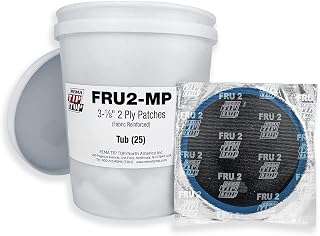 Rema Tip Top FRU2-MP - Pail of 25 Fabric Reinforced 3-1/4 inch - 2 Ply Patches