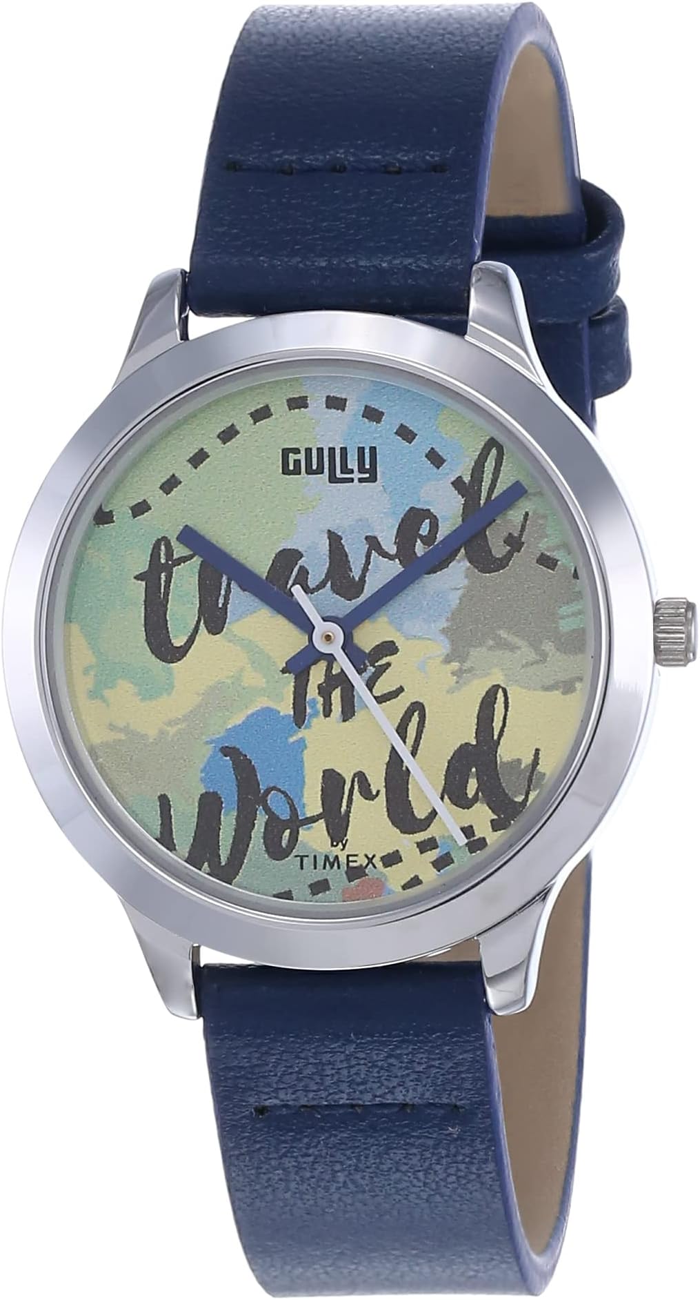 Gully by Timex Globetrotter Analog Brown Dial Women's Watch-TW000T617