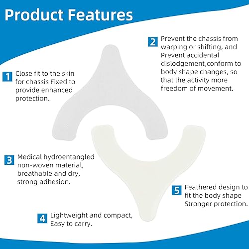 Miniatura 3 de 20 tiras de barrera de ostomía, tiras de ostomía no tejidas de grado médico, tiras de barrera adhesivas Y, mejor sellado para bolsas de ostomía