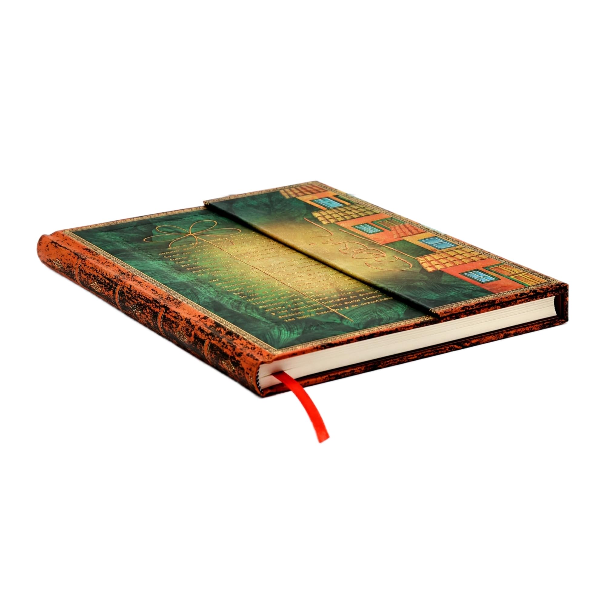 Garcia Marquez, One Hundred Years of Solitude (Embellished Manuscripts Collection) Ultra Lined Hardcover Journal (Elastic Band Closure)