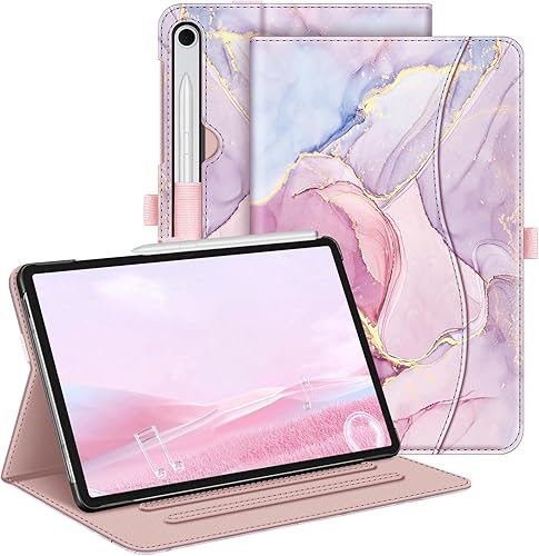 Miniatura 18 de Fintie Funda para Samsung Galaxy Tab S10 Lite/S10 FE/ S9 FE 5G 10.9 pulgadas/Tab S9 de 11 pulgadas con soporte para S Pen, cubierta protectora