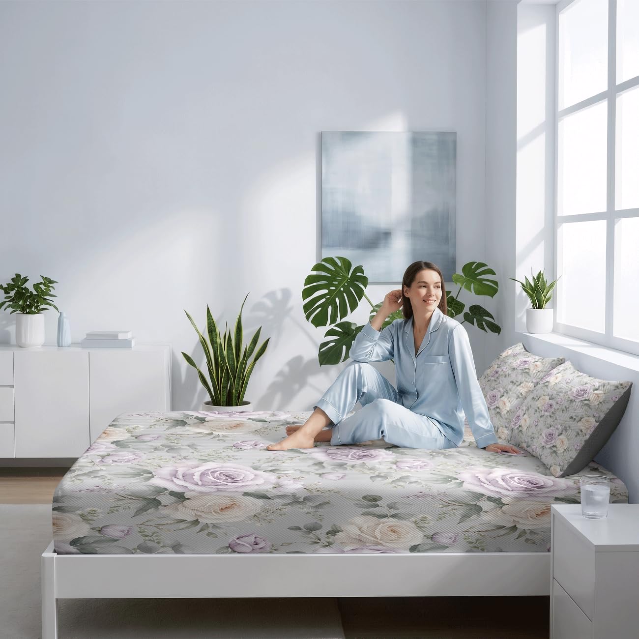 Lenzuolo Con Angoli Rinfrescante (Rosa 8,200x200cm)