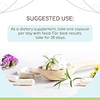 Vista 2 de HerbEra Thyme USDA Organic 120 Cápsulas Suplemento de hierbas naturales Cápsulas vegetarianas orgánicas certificadas y tomillo orgánico