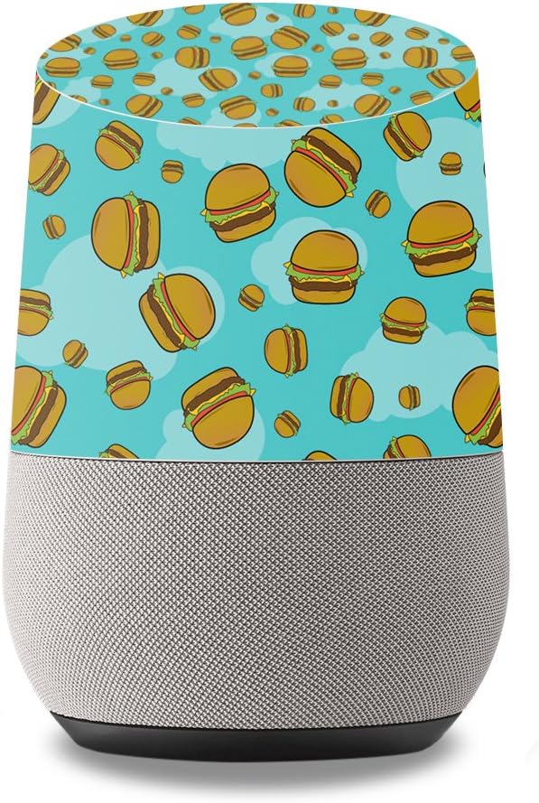 MightySkins Skin Compatible with Google Home wrap Cover Sticker Skins Burger Heaven