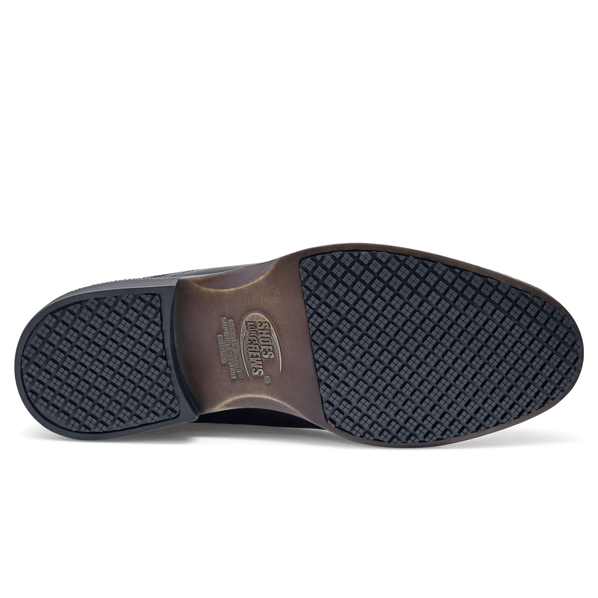 Shoes for Crews Schuhe Statesman – Bequeme Lederschuhe, gepolsterte Einlegesohlen, Rutschhemmende Laufsohle, klassischer Stil für Büro - für Herren