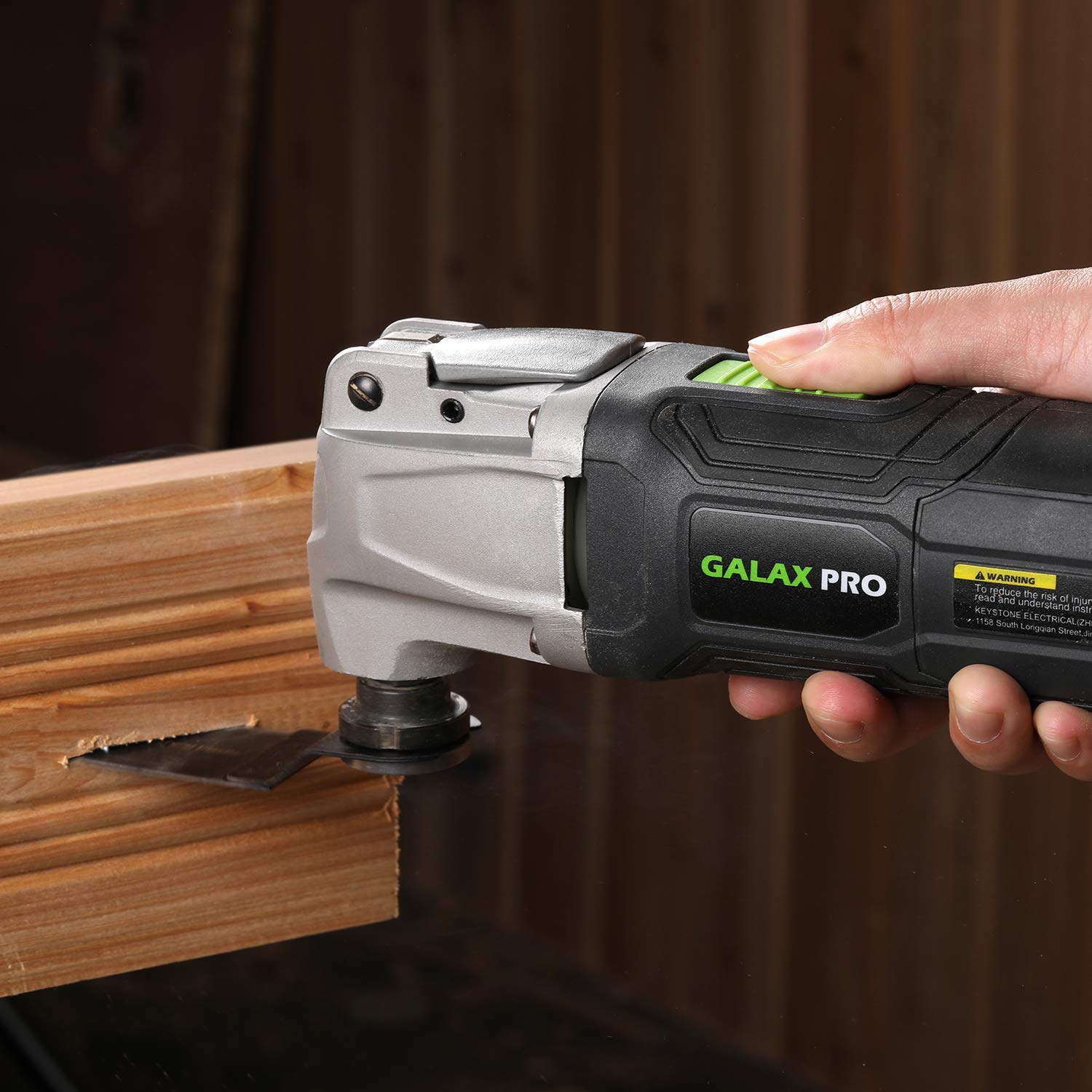 GALAX PRO Utensili oscillanti, 6 velocità variabili 15000-22000RPM Strumento multifunzione 260W 39 pezzi Accessori con lame multifunzione a fissaggio rapido con borsa per il trasporto