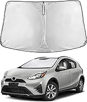 Vista 362 de EcoNour Parasol para parabrisas de camiones con bolsillo de almacenamiento Parasol reflectante de material 240T para protección contra rayos UV