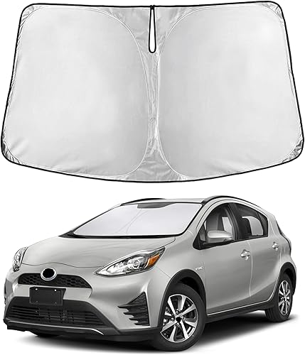 Miniatura 311 de EcoNour Parasol para parabrisas Rivian R1S / R1T 2022-2024 2025 2026, visera solar para parabrisas delantero y ventana, bloqueador de calor UV