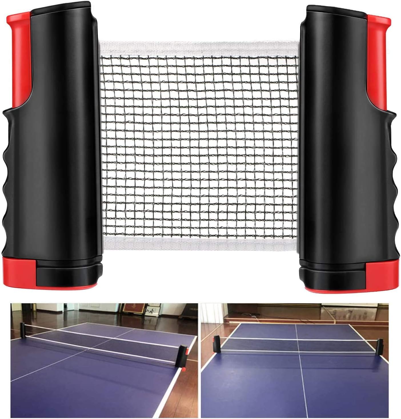 EHDWXVZM 4x Tischtennisnetze - Verstellbare Netze 180cm Für Indoor & Outdoor