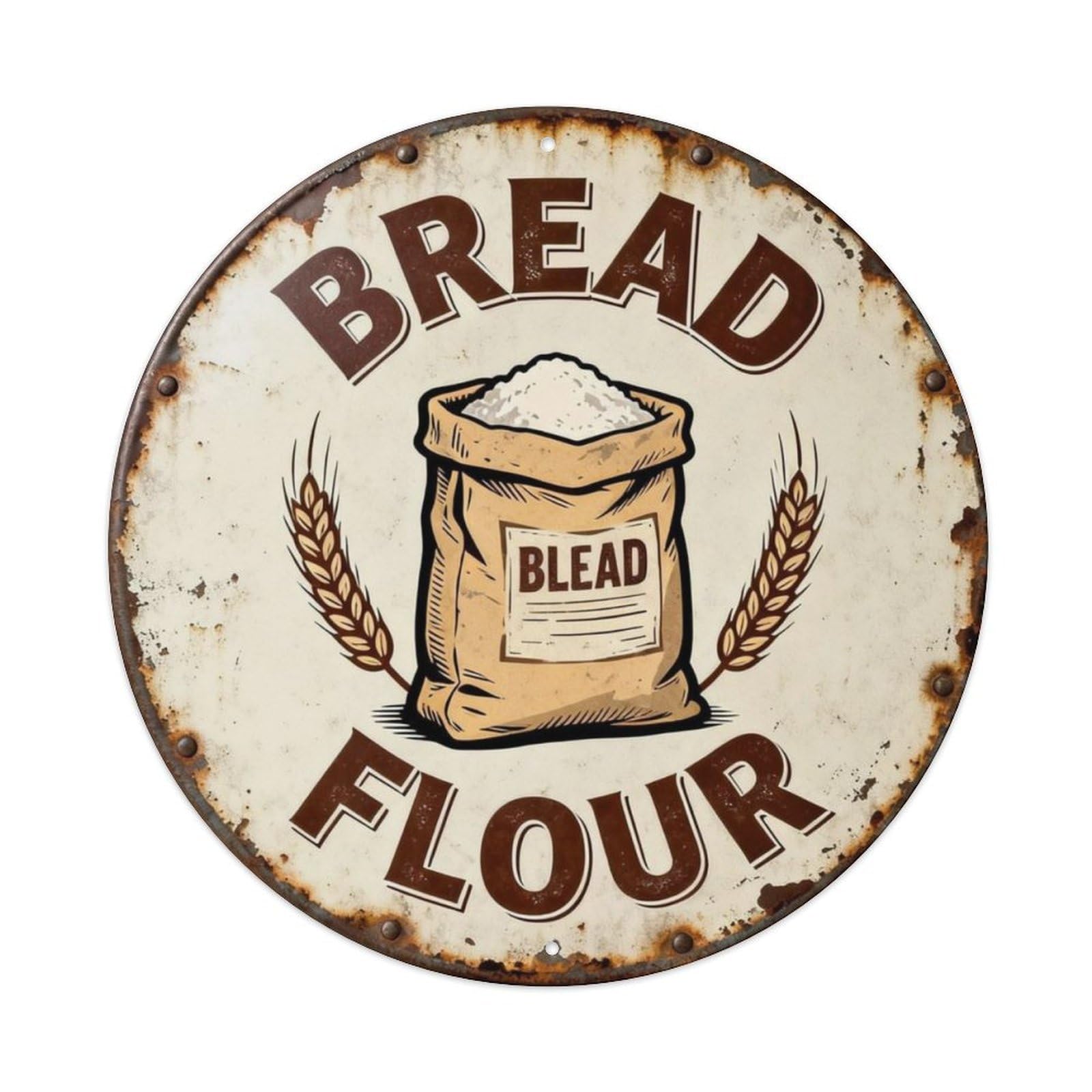 Bread Flour Metal Tin Sign Plaque