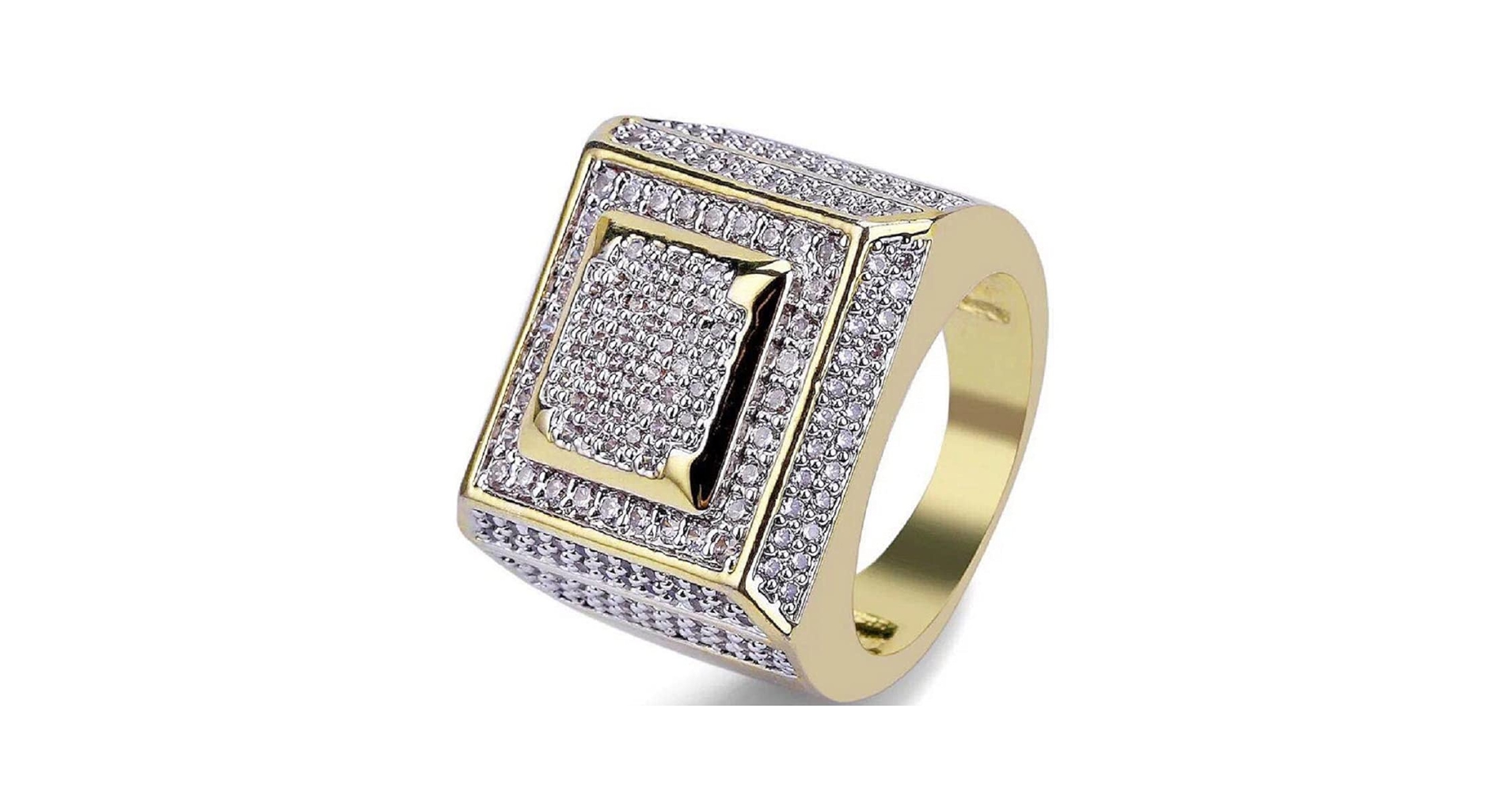 Amazon.com: DOCCESTU 14k Gold Plated Deluxe Inlaid Simulated