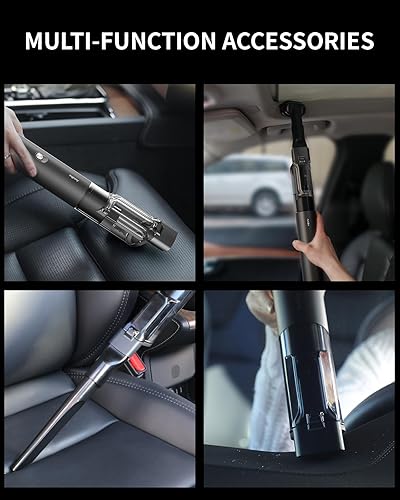 Miniatura 6 de AutoBot Aspiradora portátil inalámbrica para automóvil, aspiradora de mano de 20000 PA para pelo de mascotas, tiempo de funcionamiento de 50 minutos