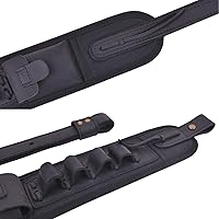 Vista 7 de Portamuniciones de cuero correa de rifle bandolera de caza para 30/30 .357 .45 .45-70 .22 12GA 20GA