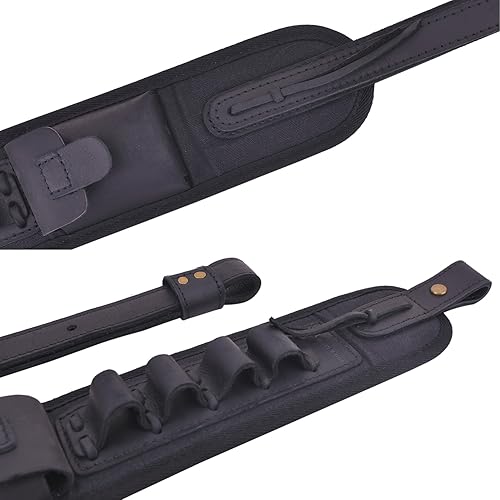 Miniatura 6 de Soporte de munición de cuero para rifle de caza para 3030 .357 .45 .45-70 .22 12GA 20GA