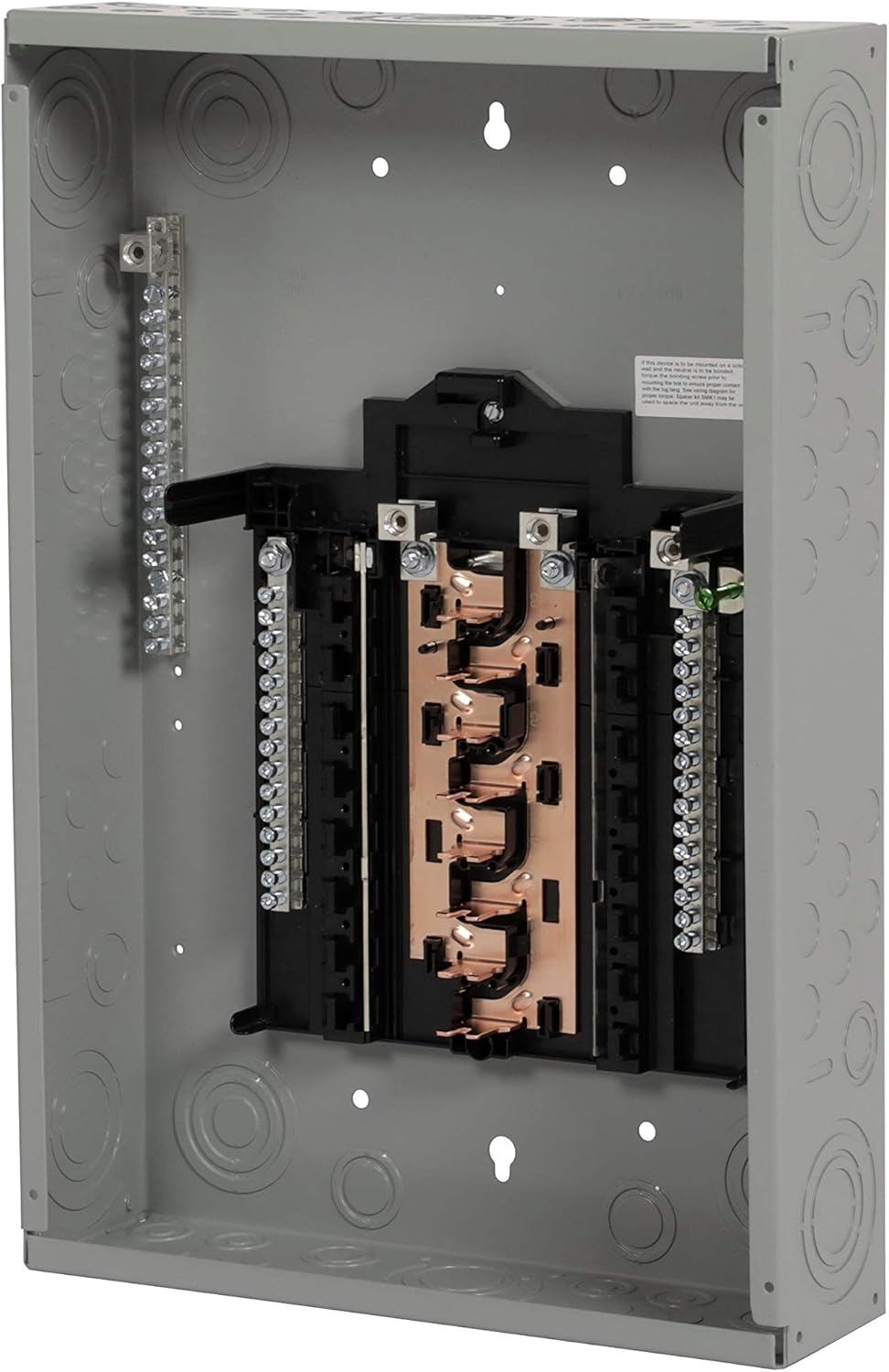 PN Series 125 Amp 16-Space 32-Circuit Main Lug Plug-On Neutral Load Center Indoor with Copper Bus