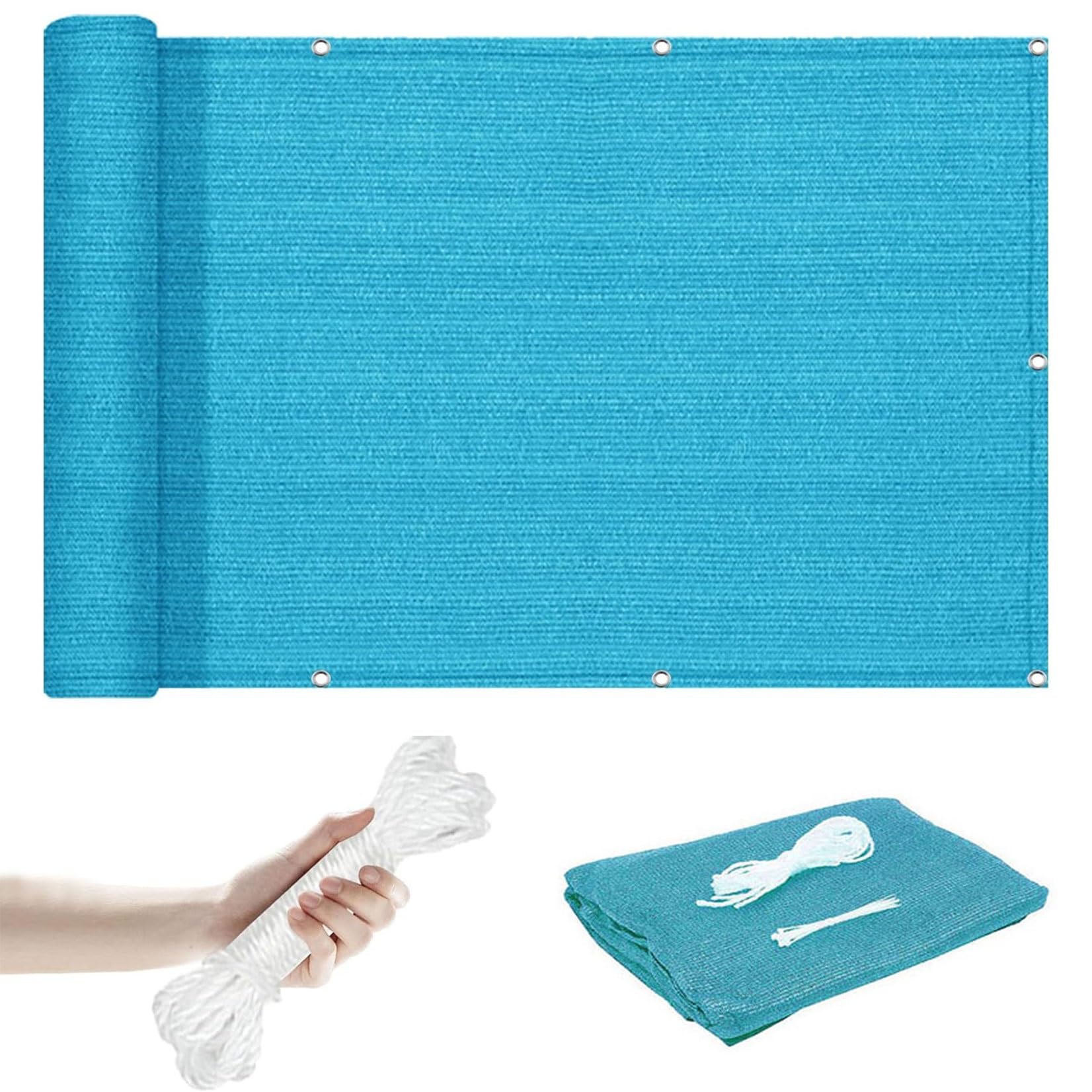 Voile d'ombrage extérieur anti-UV 140x650 cm couverture pour serre
