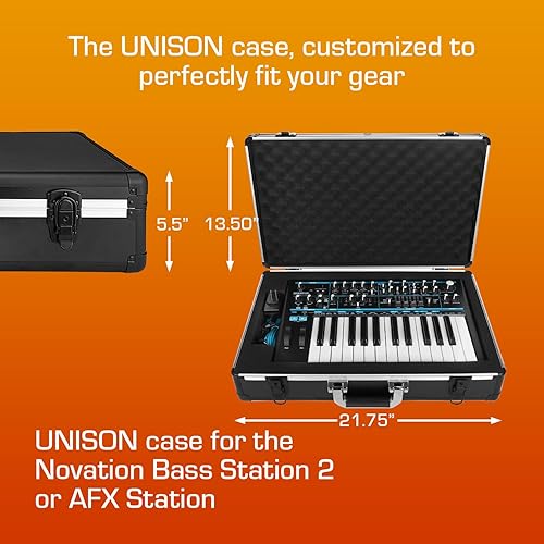 Miniatura 5 de ANALOG CASES Novation Bass Station IIAFX Station - Estuche rígido ultraligero UNISON