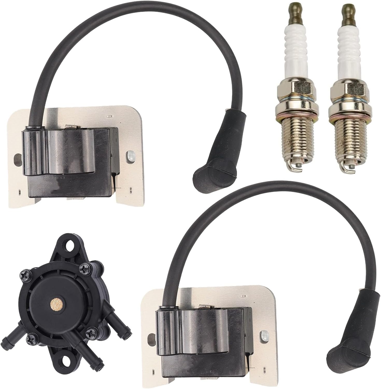 2PCS 24-584-01S Ignition Coil with Spark Plug for MTD 2054F CH20 CH18 CH20QS CH20S CH20GS CH18GS Engine