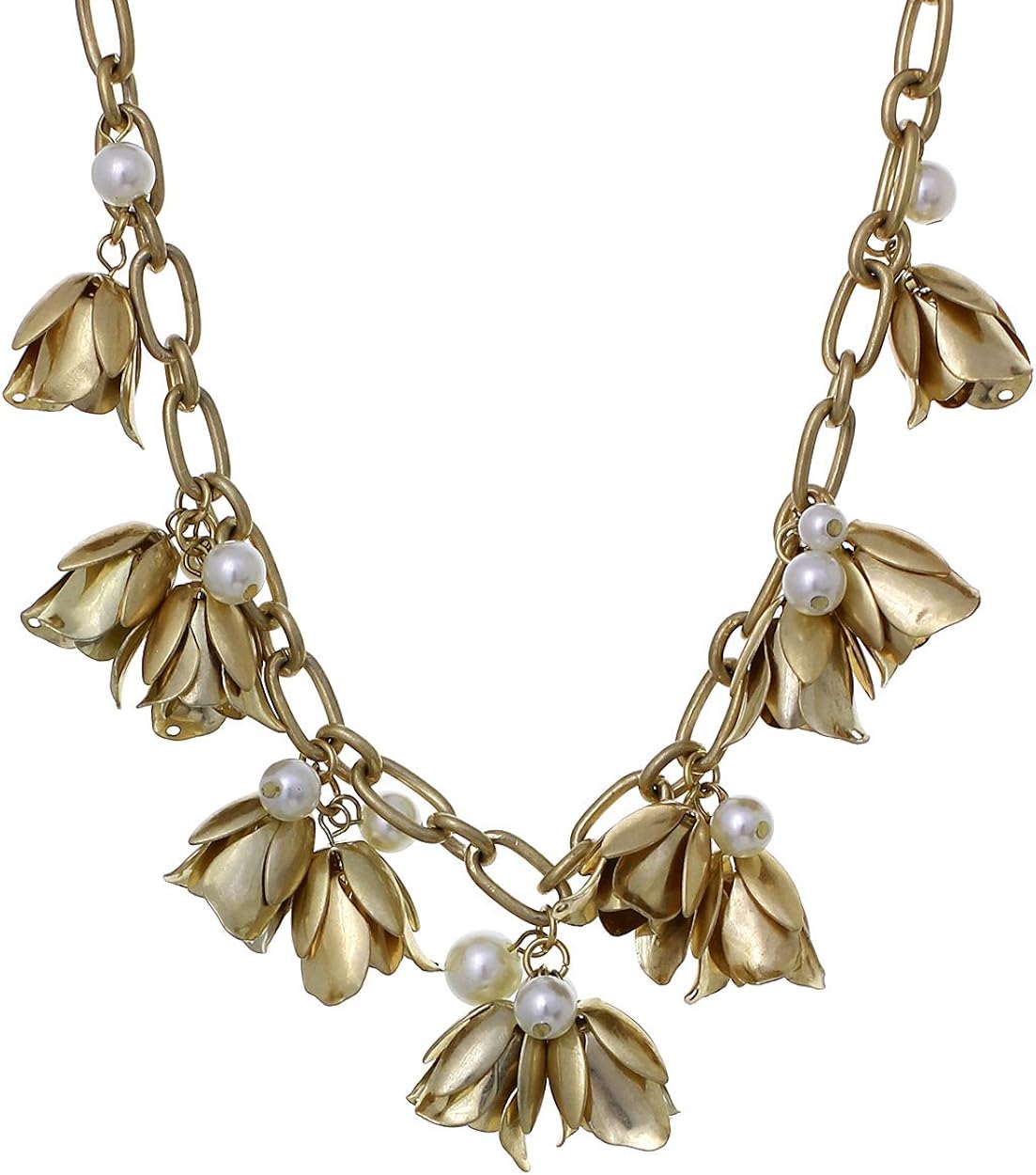 Rosemarie Collections Women's Stunning Muted Gold Tone