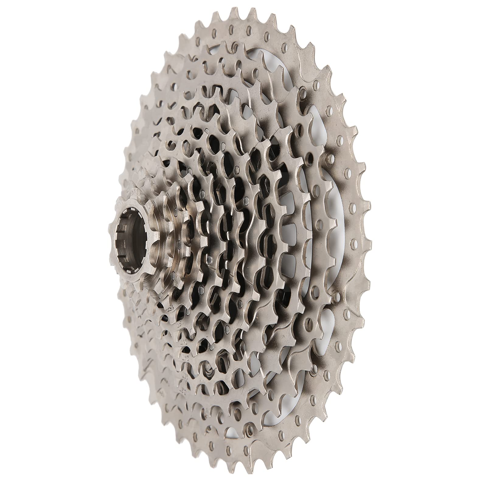 CHICIRIS Cassette Ultraligero Compatible con XD 9-42T de 11 Velocidades, Piñón de Acero Templado y Templado, Rueda para Bicicleta de Montaña Resistente a la Oxidación, Superficie Cromada