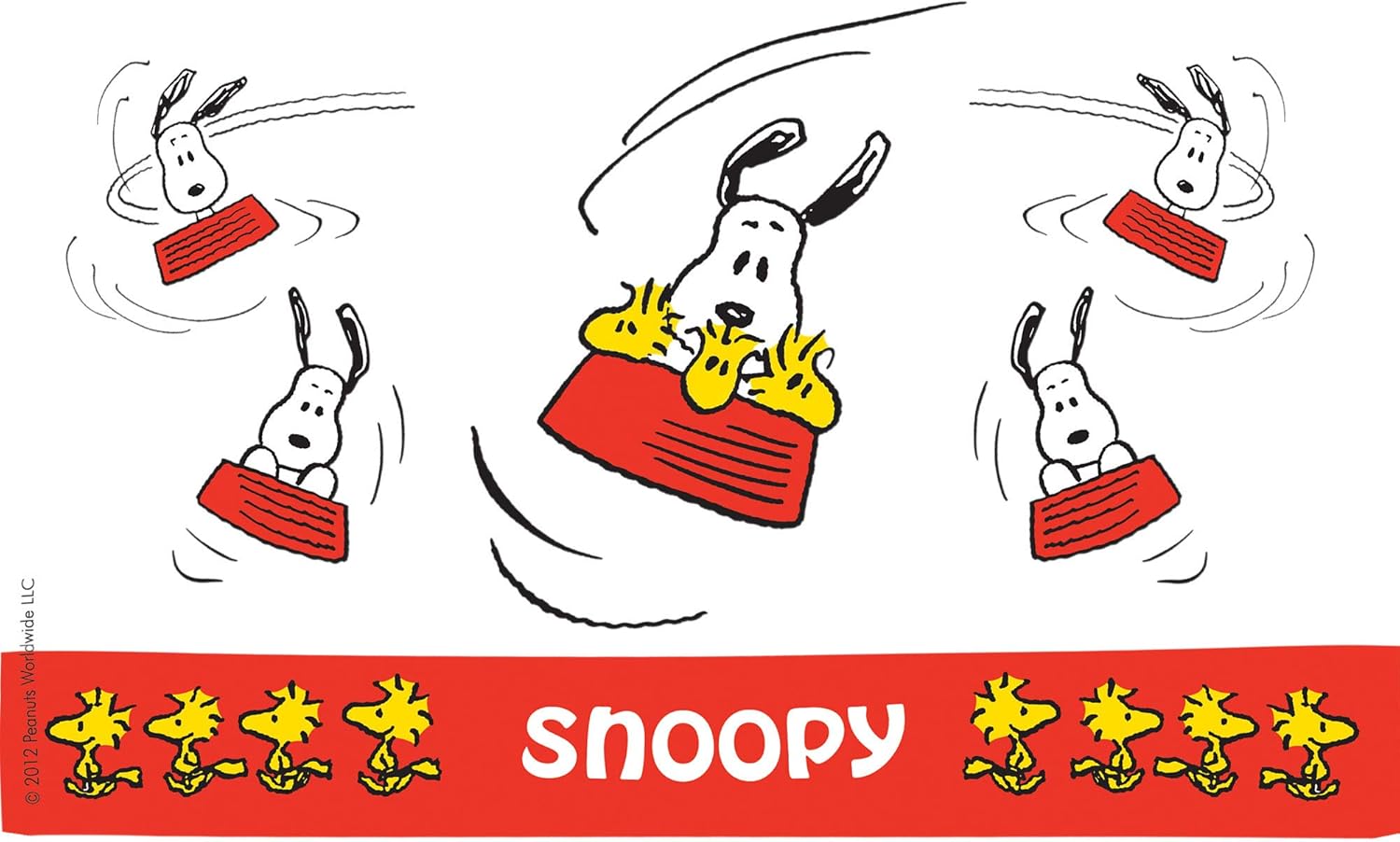 Tervis Peanuts - Snoopy Insulated Tumbler with Wrap and Yellow Lid, 16oz, Clear - Image 2