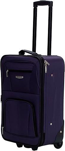 Miniatura 361 de Rockland, juego de equipaje de dos piezas, Carbón), F102