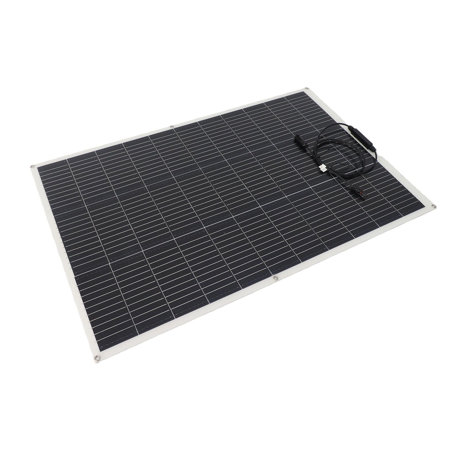 YWBL-WH 200W Półelastyczny Panel Słoneczny 18V Monokrystaliczny Panel Słoneczny ETFE do ładowania Akumulatora 12V z Regulowanym Uchwytem Montażowym do RV, łodzi, Przyczepy, Dachu