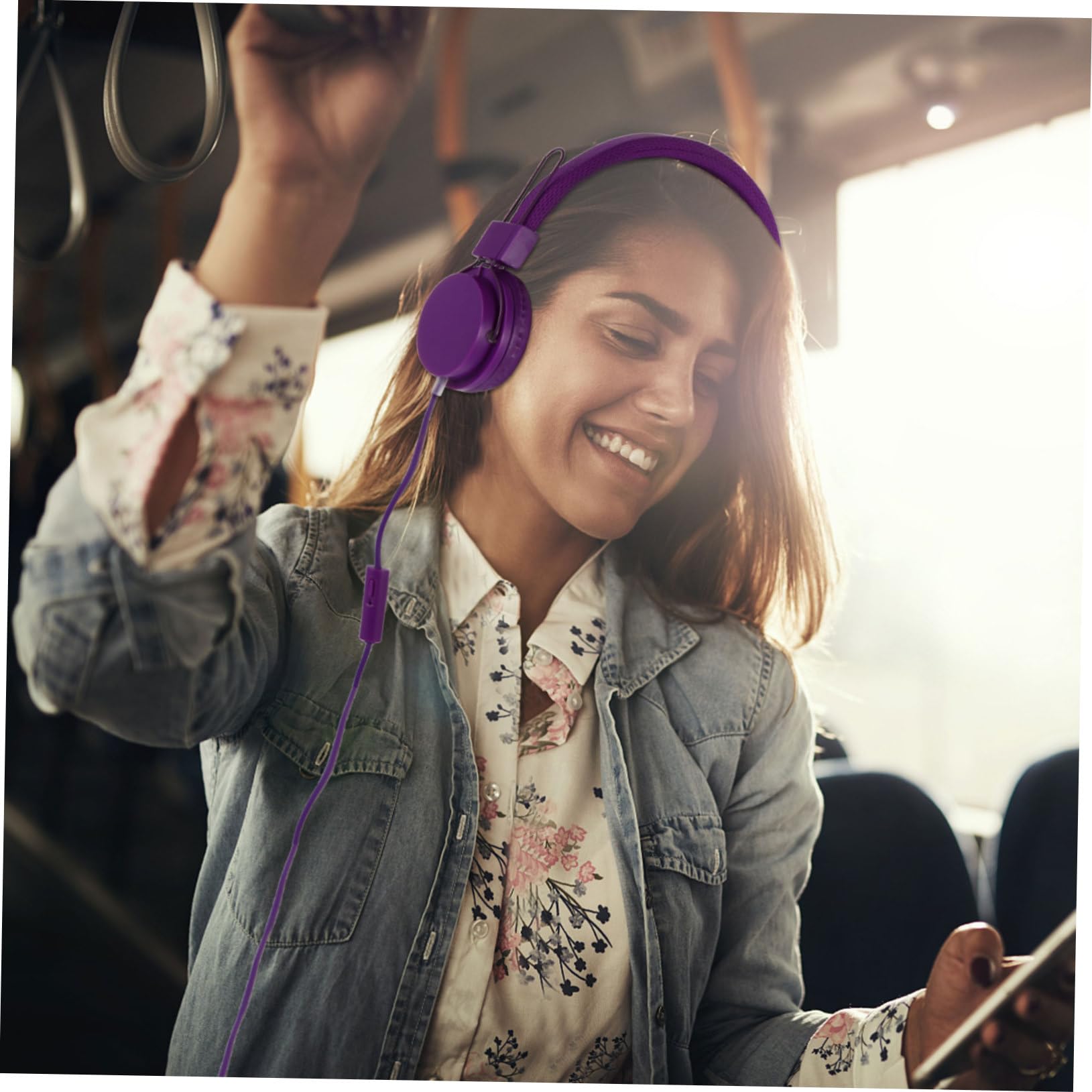 BESTonZON Cuffie Overear Filo per Gaming Cuffie Over-ear Cablate Stereo per Design Semplice e Portatile