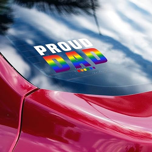 Miniatura 3 de Calcomanías de vinilo para coche con orgullo gay LGBTQ con texto en inglés "Orgullo gay" LGBT Rainbow Igualdad Lesbiana para coche, pegatinas