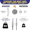Furniture Straps (10 Pack) Baby Proofing Furniture Wall Anchor, Anti Tip Wall Anchor Secure Cabinet, Wardrobe to Wall Protect Toddler and Pet from Falling Furniture, Adjustable Child Safety Straps