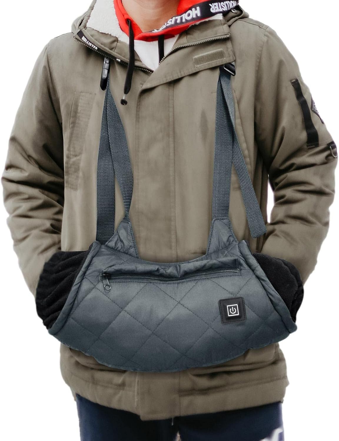 DAMLUX Heated Hand Pouch, Hand Warmer Pouch, Hand Warmer Bag with Adjustable