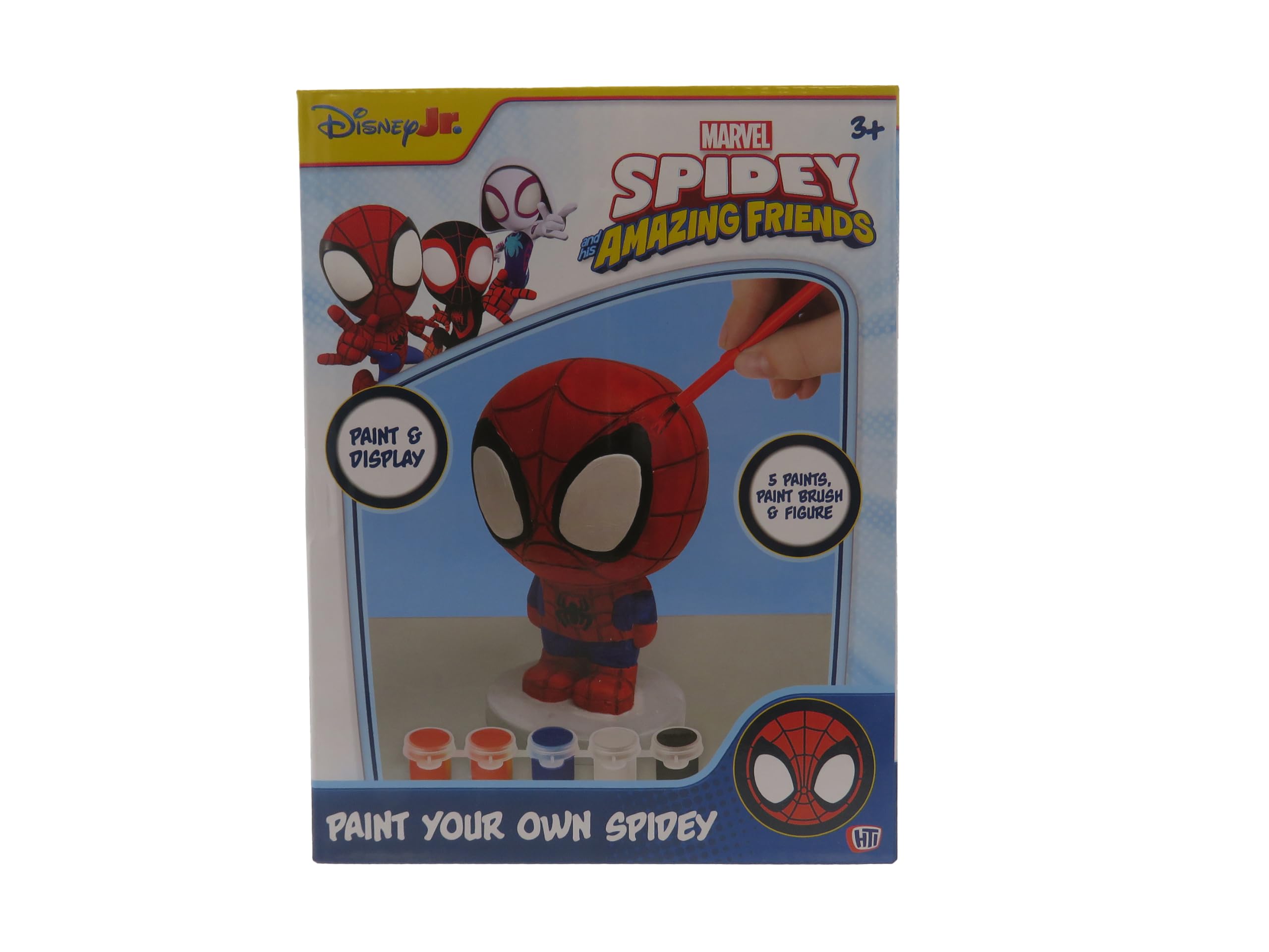 Sambro International Limited CyP Brands-Spidey Plaster Figure, Creative Activities, Paint, Multicoloured, Official Product