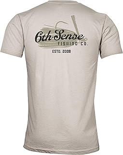 6th Sense – Jiggin' Series Tee – Premium Fishing Lifestyle T-Shirt, Athletic Modern Fit Crew Neck Tee