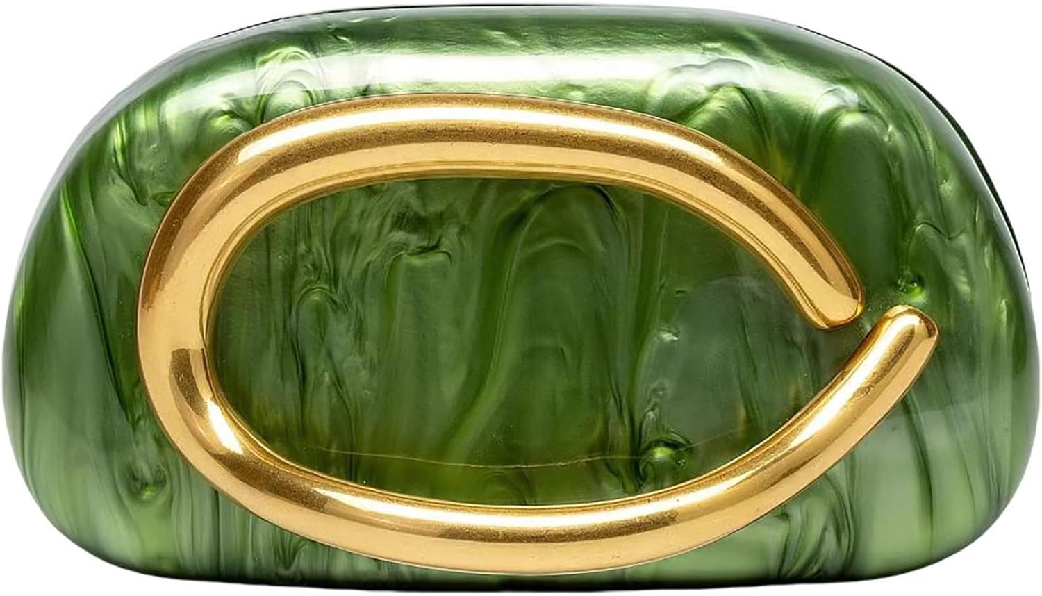 Metal Handle Handbag Detachable Chain Crossbody Shoulder Evening Bag Clutch Purse for Women Formal Wedding Party Prom