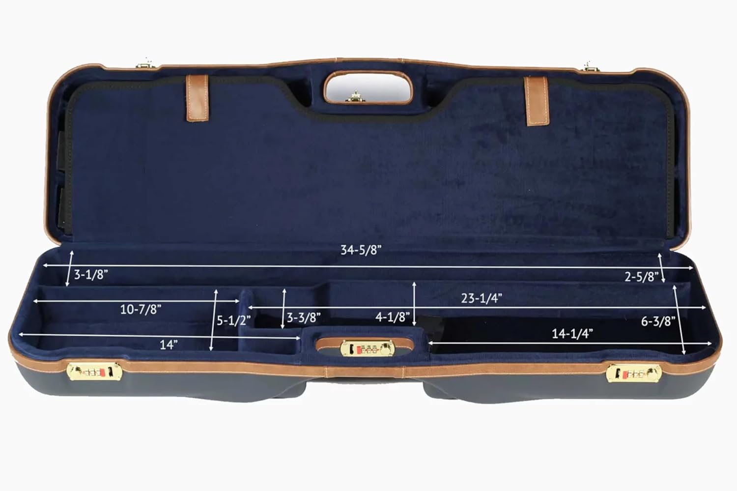 Negrini Shotgun One Gun Three Barrels OU and SXS - 1646