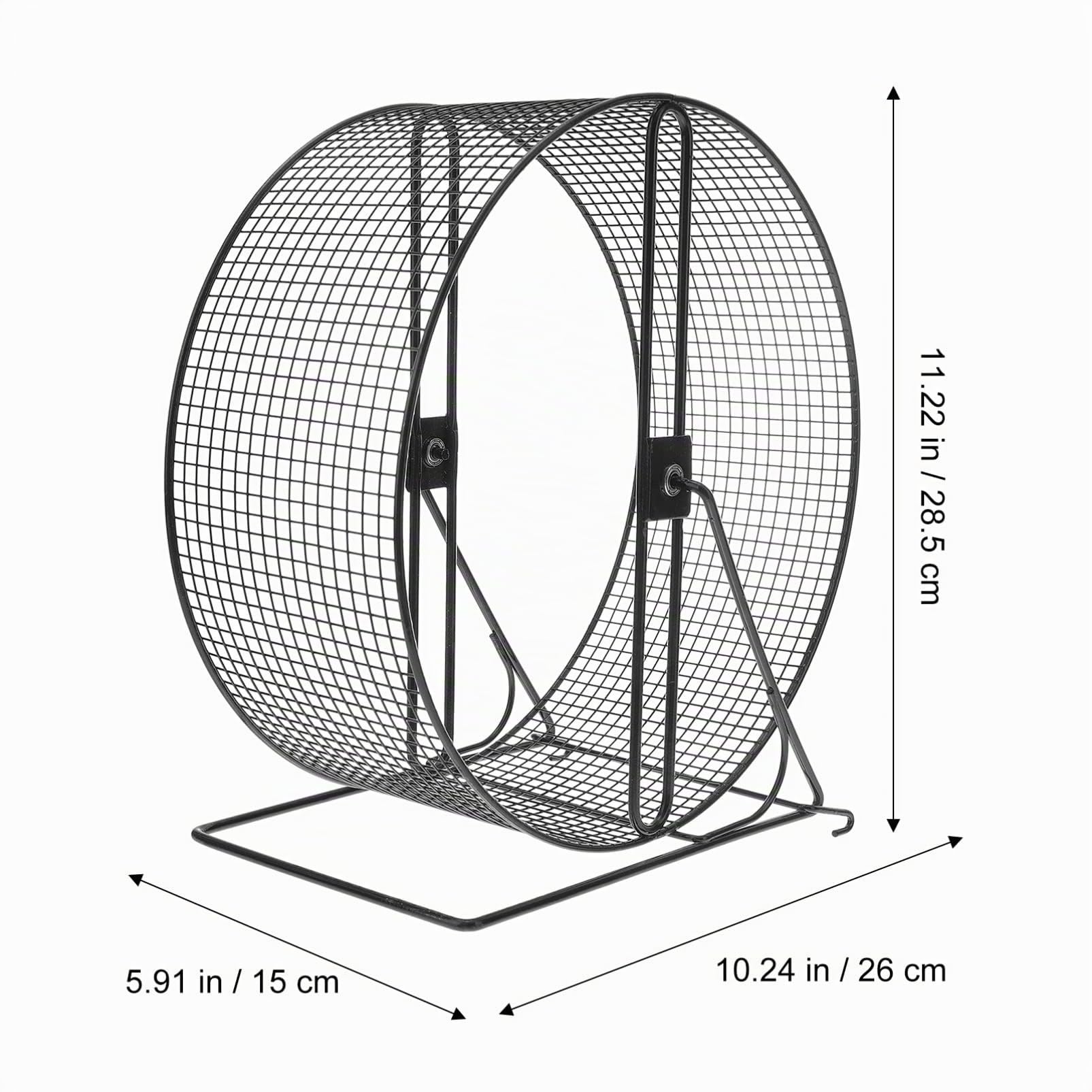 Hemobllo Juguetes Hamsters Gran Chinchilla Metal Hamster Running Wheel Hedgehog Estante U?as Animales ?os () Chinchilla Accesorios Pequeño