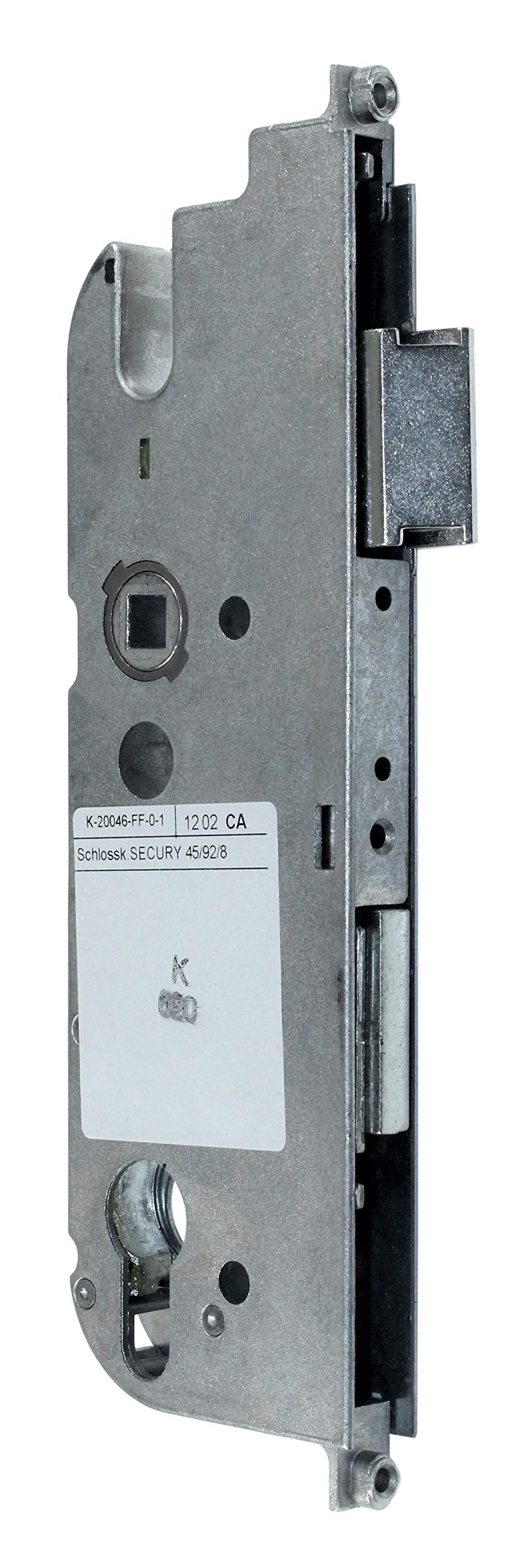 GU Secury Reparatur Schlosskasten Hauptschloss 6-32006-01-0-1 oder auch K-20046-FF-0-1, Dornmaß: 45mm (42,5mm) / Entfernung: 92mm, incl. SN-TEC® Montagematerial & SN-TEC® Montageanleitung