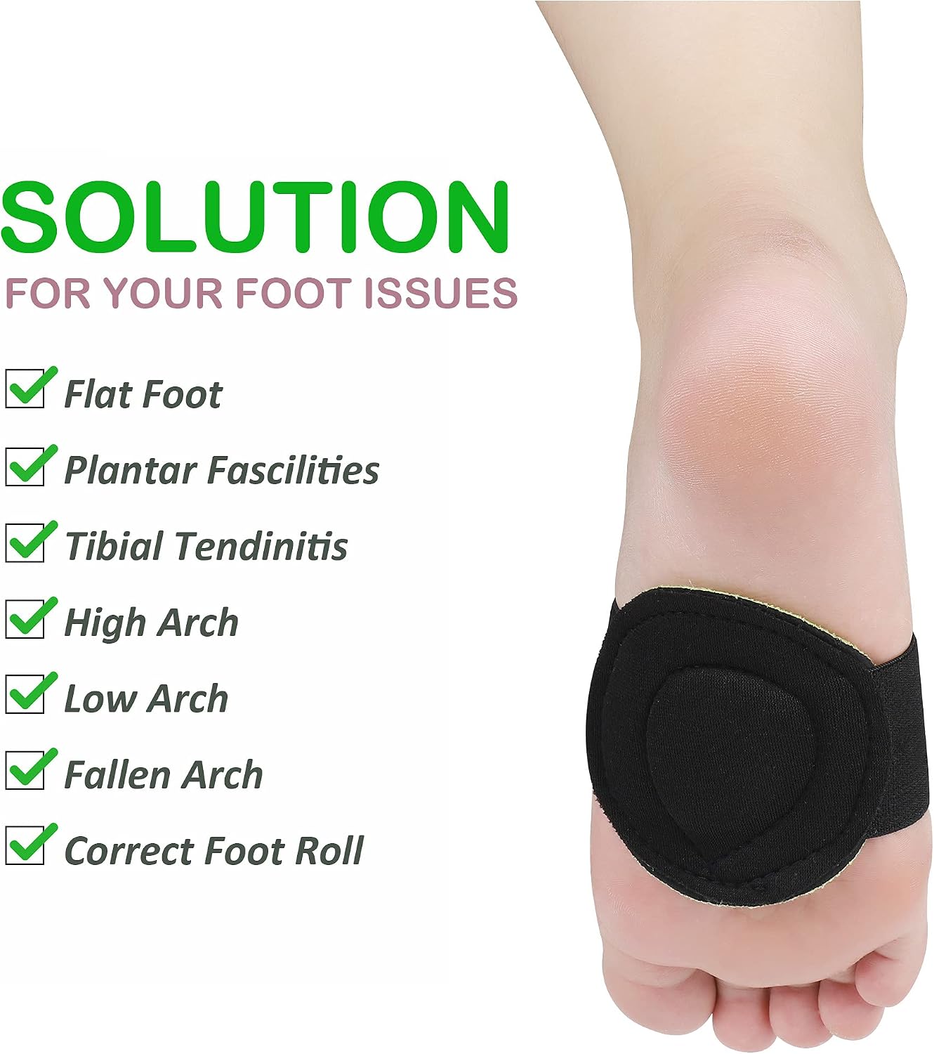 Arch Support,3 Pairs Compression Fasciitis Cushioned Support Sleeves, Plantar Fasciitis Foot Relief Cushions for Plantar Fasciitis, Fallen Arches, Achy Feet Problems for Men and Women…