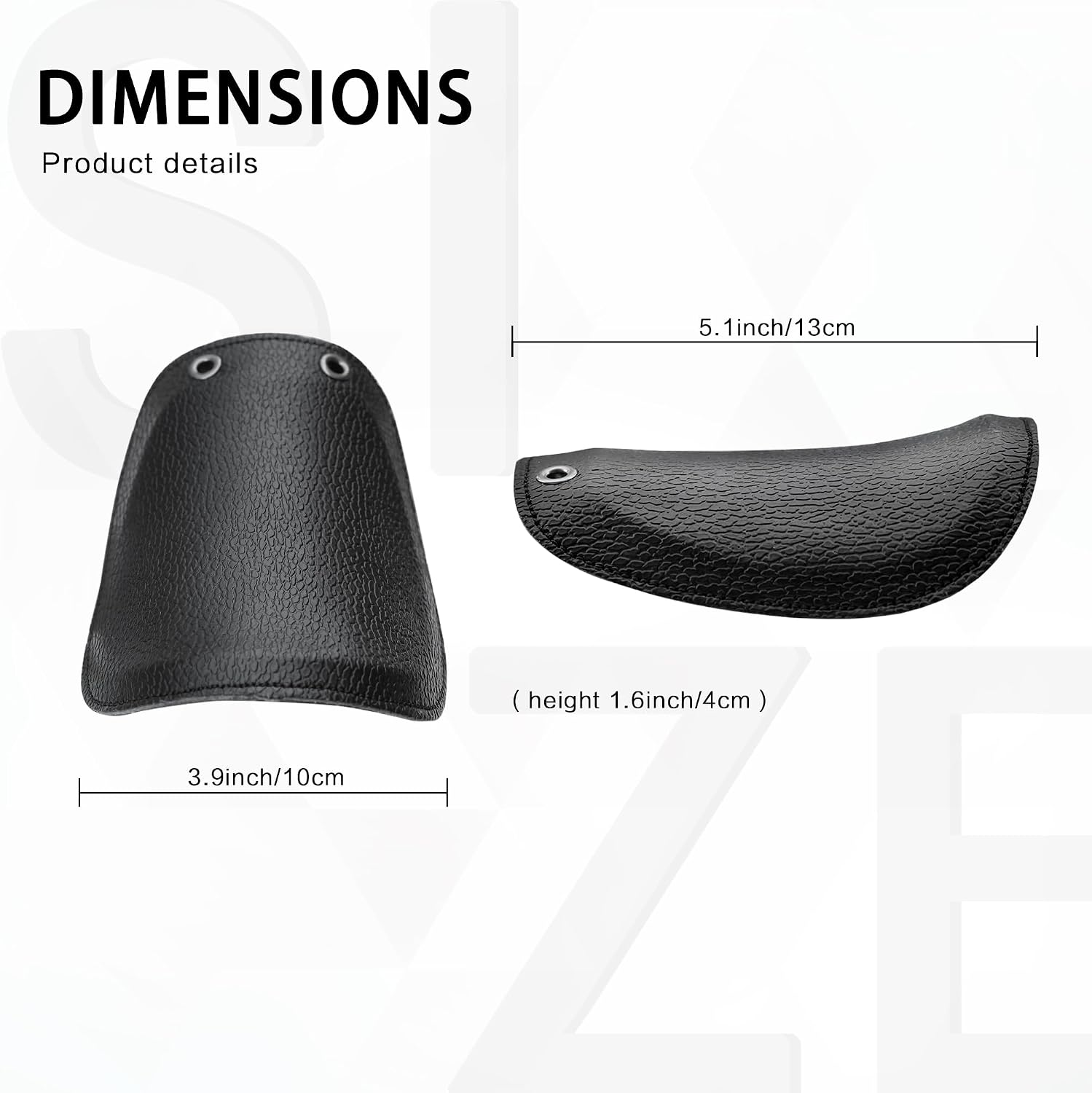 Metatarsal Guards, 2pcs Toe Protector, Pro Metatarsal Shield Footwear Attachment for Metatarsal Guard Safety Shoe Protectors Cover for Shoe, Work Boot Universal Size ((1pairs/2pcs)