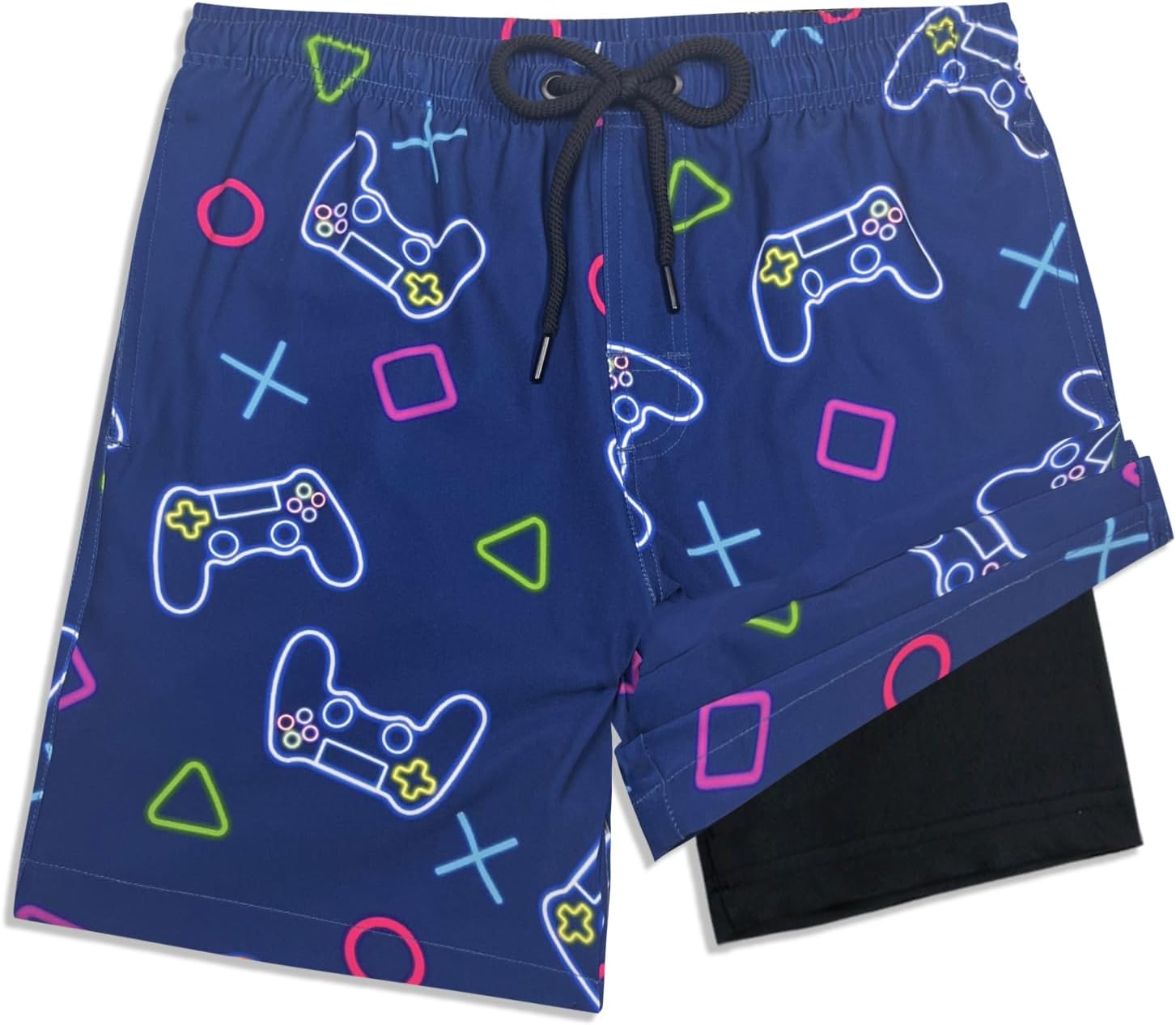 LUCOWEE Boys Swim Trunks Soft Boxers Lined no Chafe Swimsuit Bathing Shorts Sandless Quick Dry UPF 50+ Functional Drawstring - Image 3