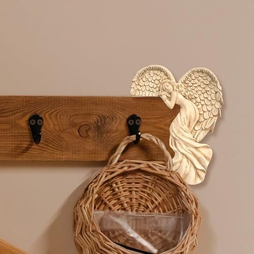 Miniatura 4 de 1 par de marcos de puerta, escultura de alas de ángel, decoración de marcos de puerta de ángeles, estatua 3D, decoración de pared para el hogar,