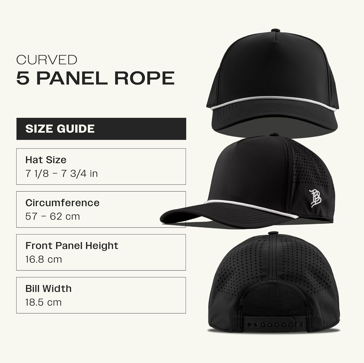 Branded Bills Oklahoma Interlocking Curved 5 Panel Hat for Men | Oklahoma Sooners Logo PVC rubber patch, breathable perforated side panels, Adjustable Rope Golf Hat