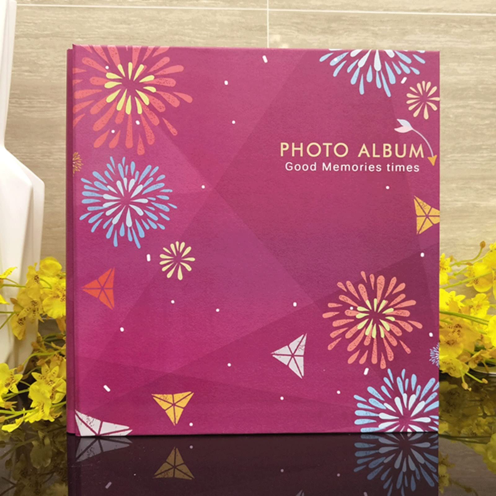 Album fotograficzny kreatywny album do scrapbookingu album dla niemowląt pomysł na prezent 15 cm wkład album fotograficzny 500 zdjęcie album o dużej pojemności album scrapbooking rodzinne albumy fotograficzne (kolor: Styl 2)