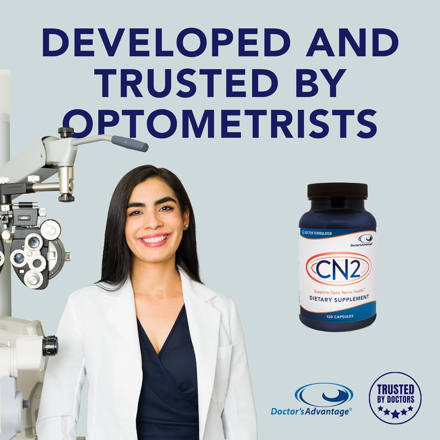 Doctor's Advantage CN2 Supplement - 120 Capsules, 30-Day Supply - Ginkgo Biloba+ and Taurine Supplements with Antioxidants for Ocular Blood Flow Support and Healthy Eye Pressure