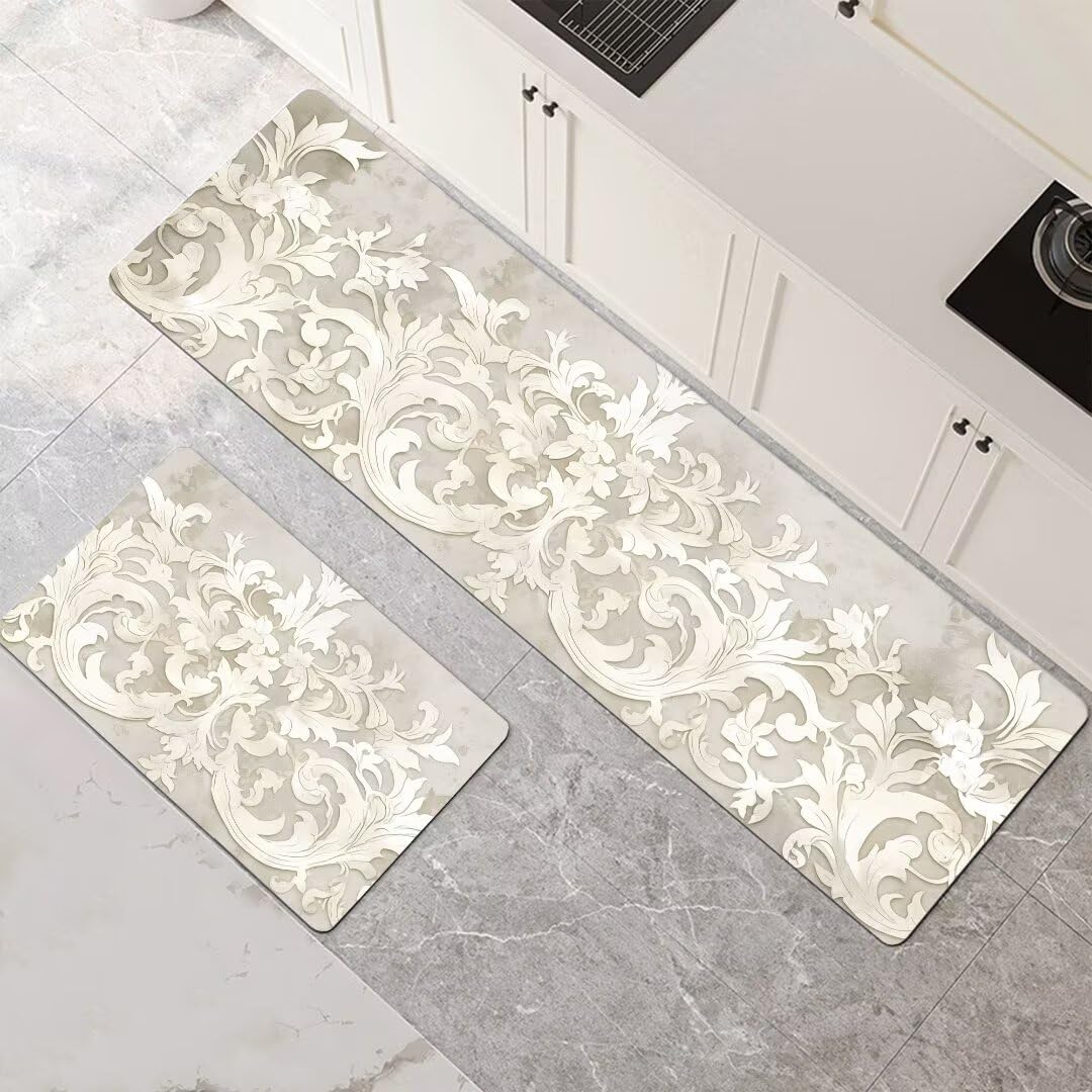 Alfombras de cocina antideslizantes para evitar resbalones y manchas en suelos de lavandería