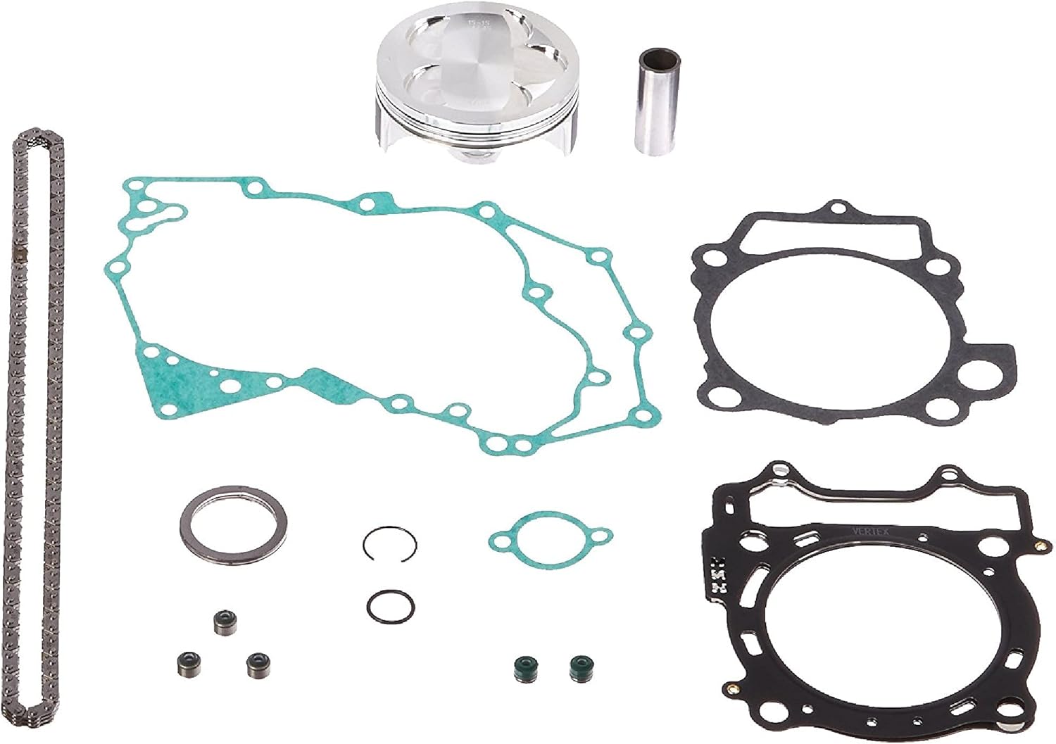 Vertex Top End Piston Kit Compatible with/Replacement for Yamaha YFZ 450 R (09-16), YFZ 450 X (10-11) VTKTC23551A-1