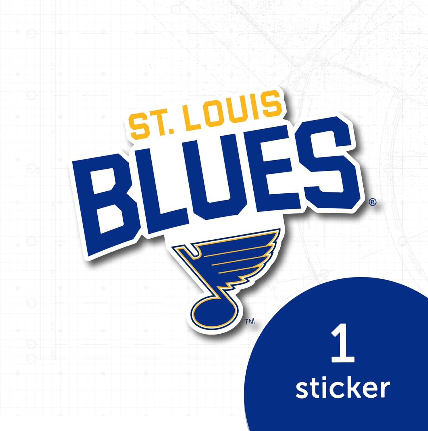 Desert Cactus St. Louis Blues Team NHL National Hockey League Sticker Vinyl Decal Laptop Water Bottle Car Scrapbook (Individual C) - Image 4
